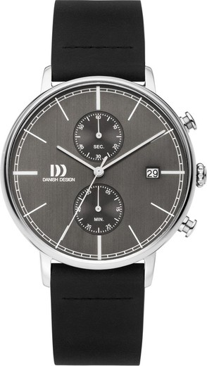 Reloj Danish Design Hombre Q1290IQ14 Piel Negro