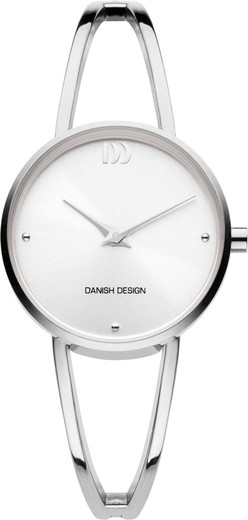 Relógio feminino de design dinamarquês Q1230IV62 em aço