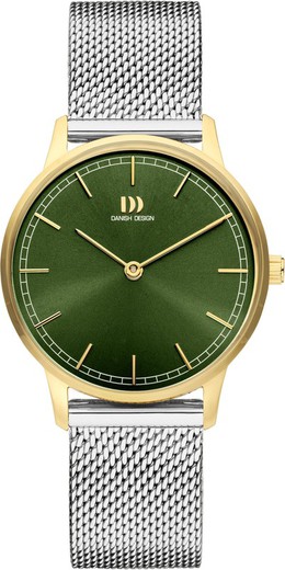 Relógio feminino de design dinamarquês Q1249IV76 em aço
