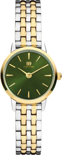 Γυναικείο ρολόι Danish Design Q1268IV90 Δίχρωμο Ασημί Χρυσό