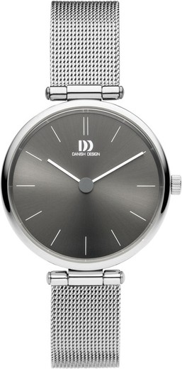 Relógio feminino de design dinamarquês Q1269IV64 em aço