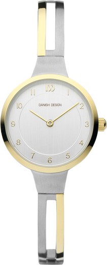 Reloj Danish Design Mujer Q1287IV75 Bicolor Plateado Dorado