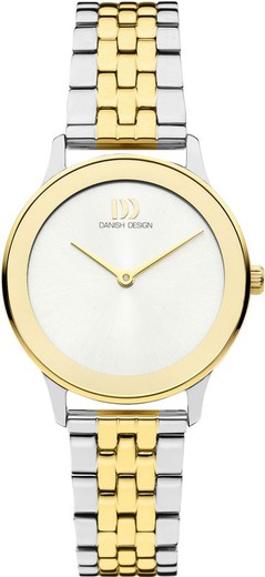 Reloj Danish Design Mujer Q1288IV95 Bicolor Plateado Dorado