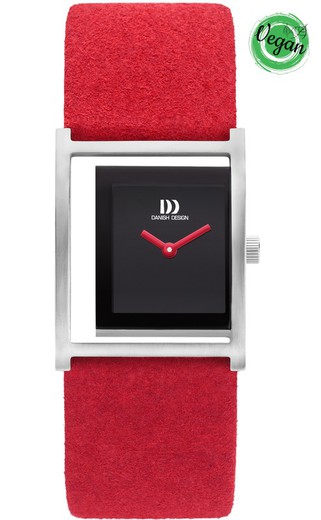 Reloj Danish Design Mujer Q1292IV24 Microfibra Vegano Rojo