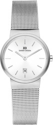 Relógio feminino de design dinamarquês Q971IV62 em aço