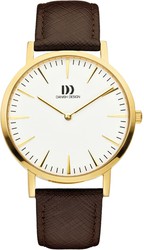 Reloj Danish Design Unisex Q1235IQ15 Piel Marrón