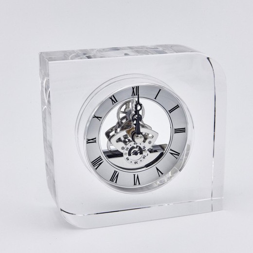 Reloj Decorativo Cuadrado Cristal GA5004 13x13cm