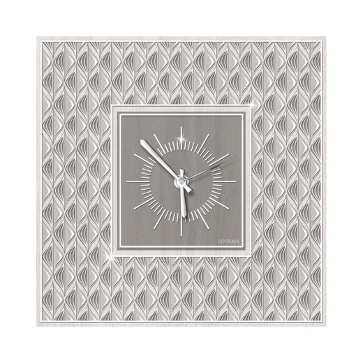 Reloj Decorativo Cuadrado Madera W4114 40x40cm