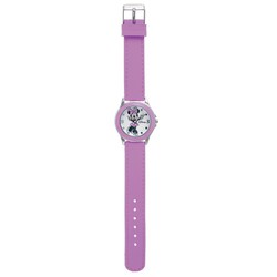 Reloj Disney Infantil MN1442 Piel Morada Minnie