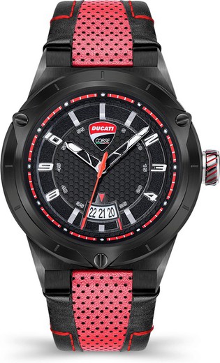 Reloj Ducati Hombre DTWGB2019701 Piel Rojo