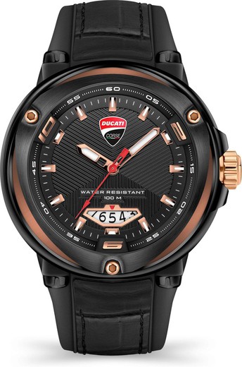 Reloj Ducati Hombre DTWGN2018901 Piel Negro