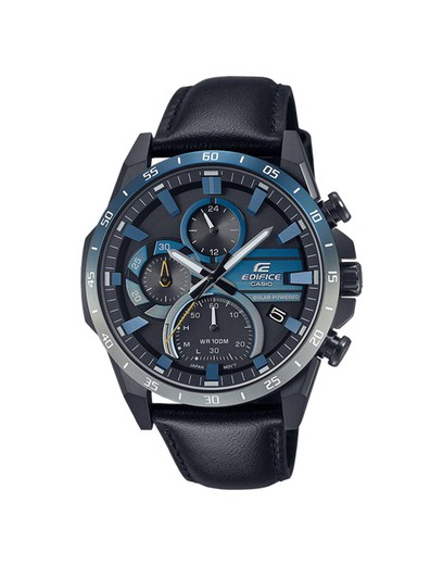 Rellotge Edifici Casio EQS-940NL-1AVUEF Pell Negra