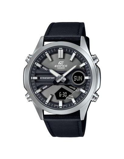 Reloj Edifice Casio Hombre EFV-C120L-8AEF Piel negra