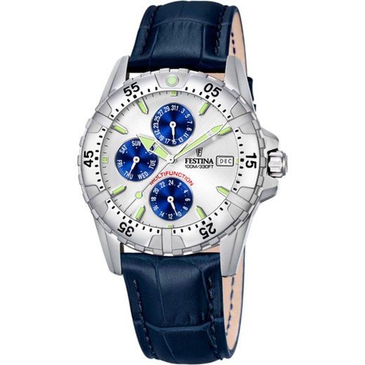 Reloj Festina Hombre F16059/C Piel Azul