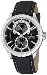 Rellotge Festina Home F16573/3 Pell Negra