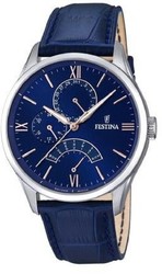 Rellotge Festina Home F16823/3 Pell Blau