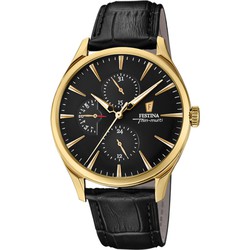 Rellotge Festina Home F16993/2 Pell Negra