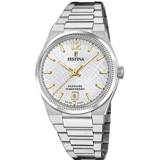 Reloj Festina Mujer F20052/2 Acero Swiss Made