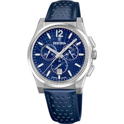 Reloj Festina Hombre F20060/2 Piel Azul Swiss Made