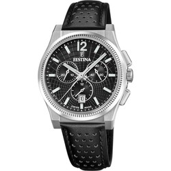 Reloj Festina Hombre F20060/4 Piel Negra Swiss Made