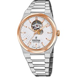 Reloj Festina Hombre F20061/1 Acero Bicolor Rosa Automático