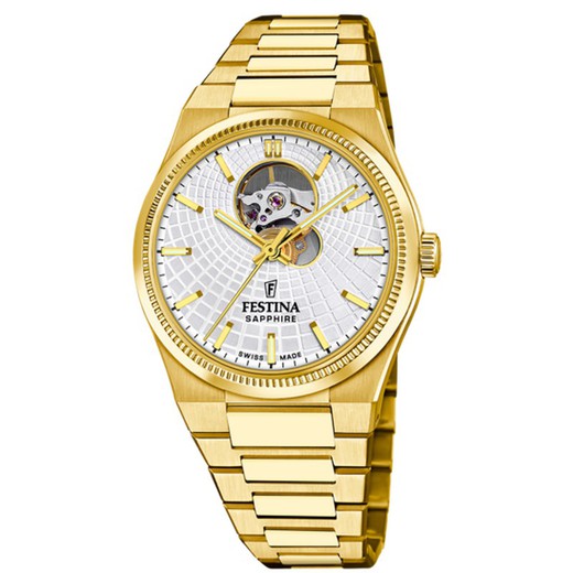 Reloj Festina Hombre F20062/1 Dorado Automático