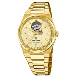 Reloj Festina Hombre F20062/2 Dorado Automático