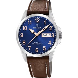 Reloj Festina Hombre F20358/B Piel Marrón