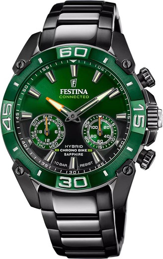 Reloj Festina Hombre F20548/2 Acero Negro Verde