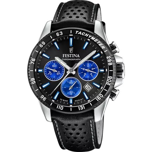 Rellotge Festina Home F20561/6 Pell Negre