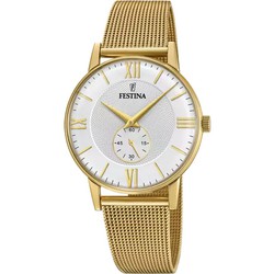 Reloj Festina Hombre F20569/2 Acero Esterilla Dorado