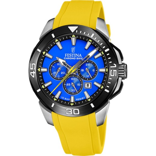 Reloj Festina Hombre F20642/D Sport Amarillo Chrono Bike