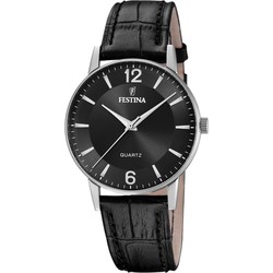 Rellotge Festina Home F20690/4 Pell Negra