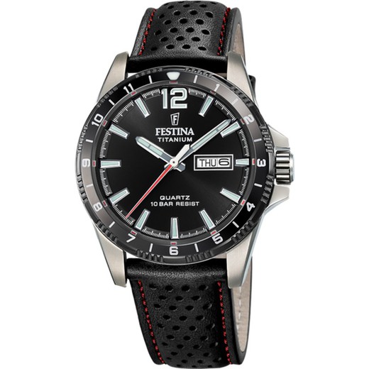 Rellotge Festina Home F20699/4 Pell Negra