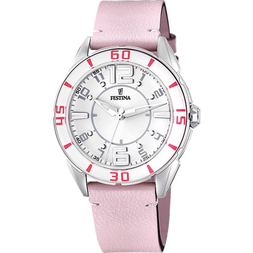 Festina Dameur F16492/8 Pink Læder