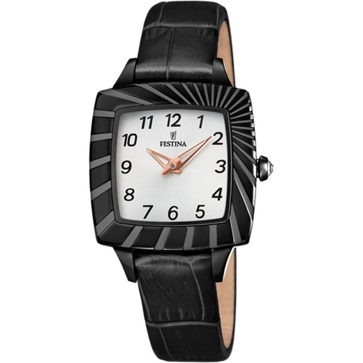 Reloj Festina Mujer F16651/A Piel Negra