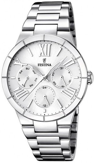 Festina Γυναικείο Ρολόι F16716/1 Ατσάλι