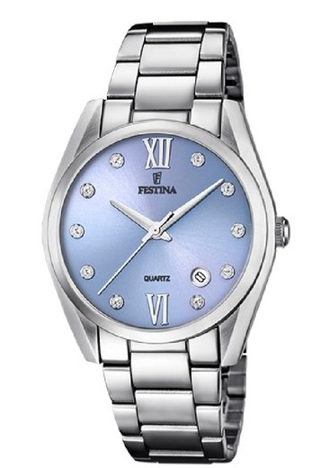 Festina Γυναικείο Ρολόι F16790/B Ατσάλι