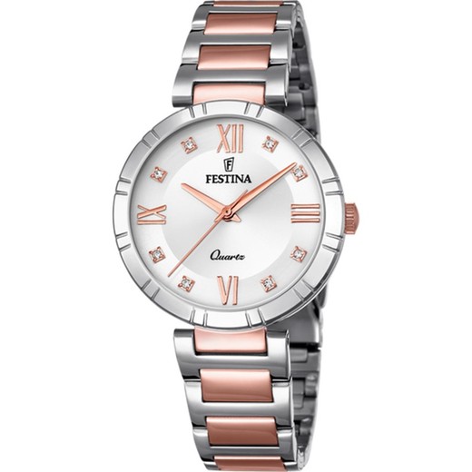 Reloj Festina Mujer F16937/D Acero Bicolor Rosa Mademoiselle