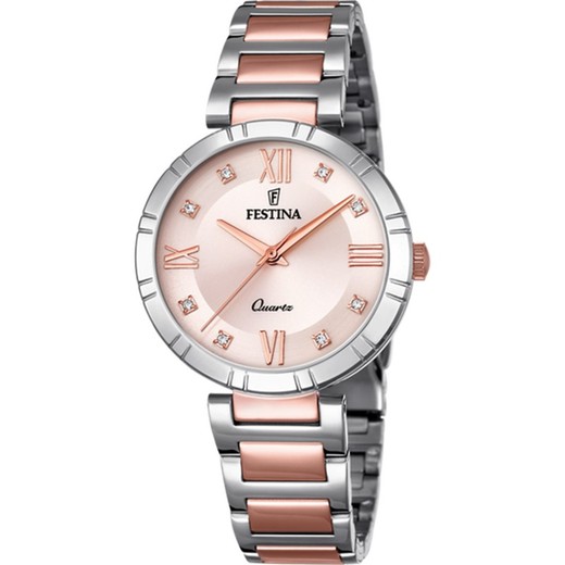 Reloj Festina Mujer F16937/E Acero Bicolor Rosa Mademoiselle