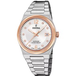 Reloj Festina Mujer F20037/1 Acero Swiss Made Rivé