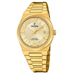 Reloj Festina Mujer F20038/2 Dorado Swiss Made