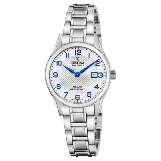 Reloj Festina Mujer F20068/1 Acero Swiss Made