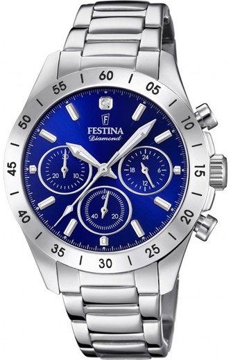 Festina Γυναικείο Ρολόι F20397/2 Ατσάλι