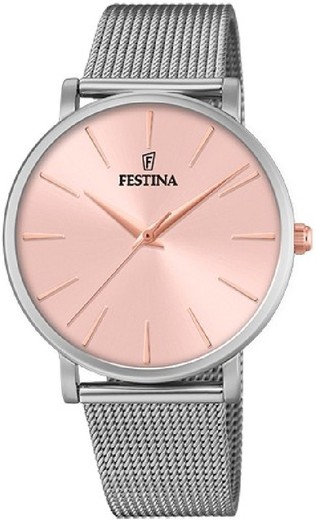 Relógio Festina Feminino F20475/2 Tapete de Aço