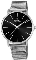 Festina Γυναικείο Ρολόι F20475/4 Ατσάλινο Ματ