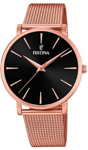 Festina Women's Watch F20477/2 Steel Mat Pink