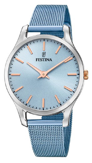Reloj Festina Mujer F20506/2 Acero Esterilla Azul