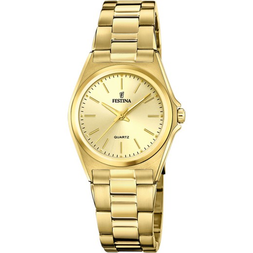 Montre Femme Festina F20557/3 Acier Doré