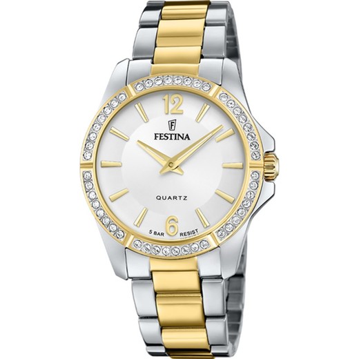 Reloj Festina Mujer F20594/1 Acero Bicolor Dorado Mademoiselle